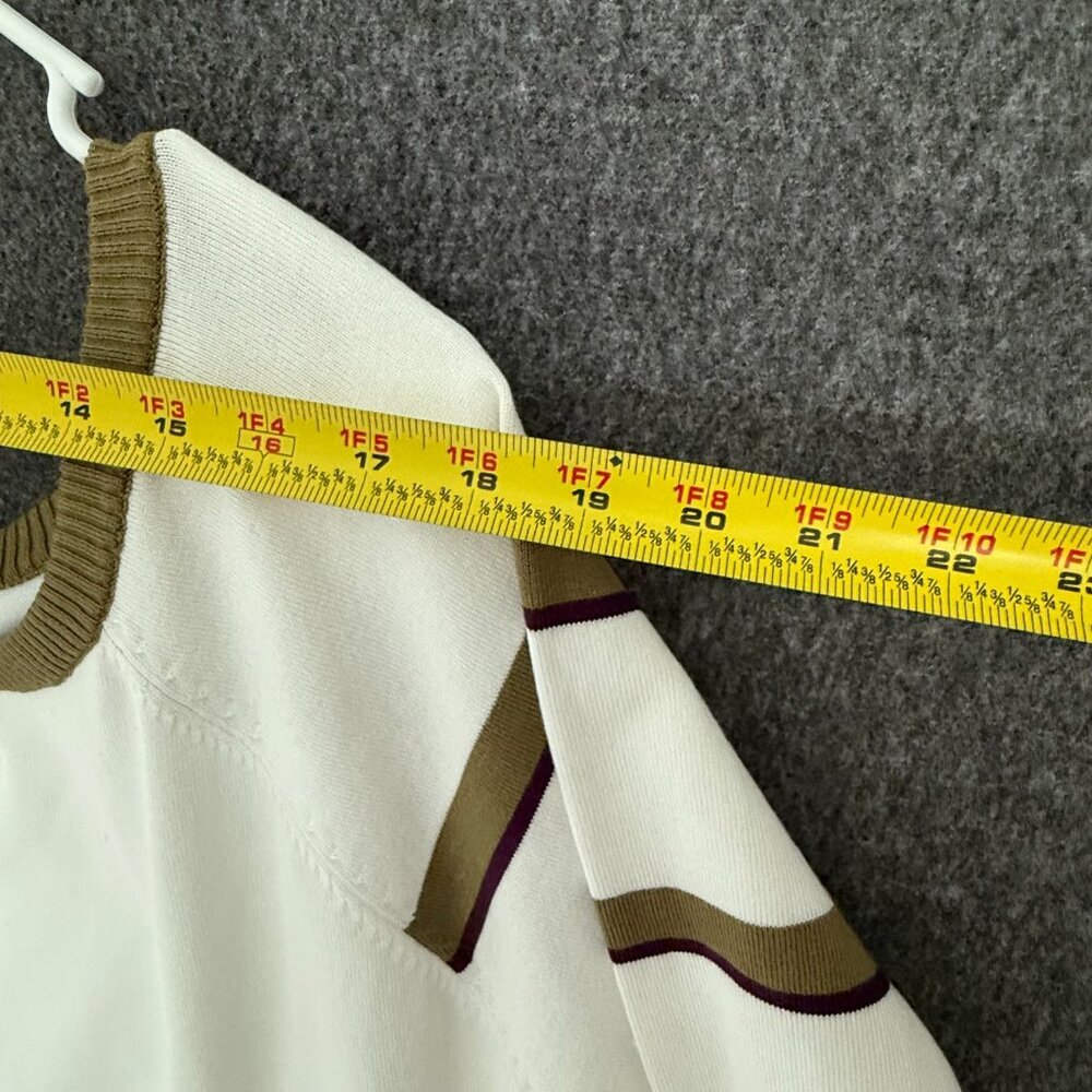 Ashley Stewart New Women White Sweater Sz 18/20 - Picture 5 of 7